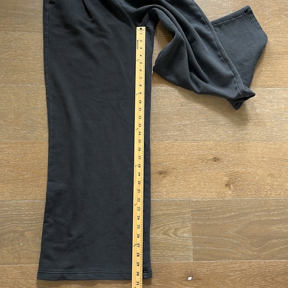 NWT Aerie Wide Leg High Rise Sweatpants in Charcoal Gray size medium - Picture 7 of 11